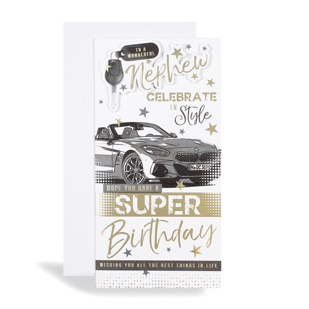 6pk Cards C55 Birthday Nephew - Tiger Feet Ireland
