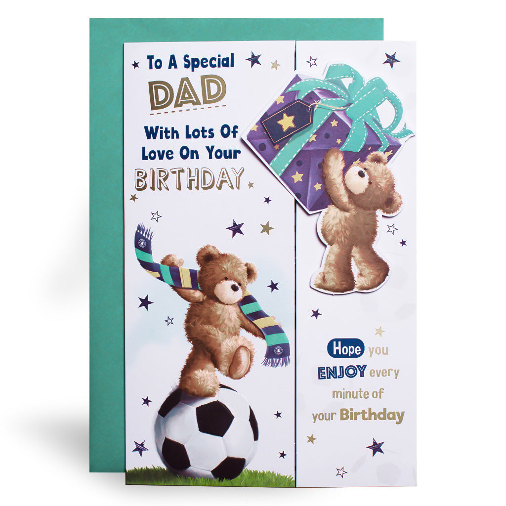 6pk Cards C75 Birthday Dad - Tiger Feet Ireland