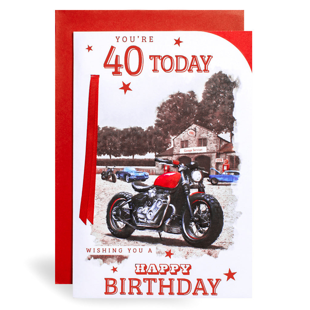 6pk Cards C75 Birthday Age 40 - Tiger Feet Ireland