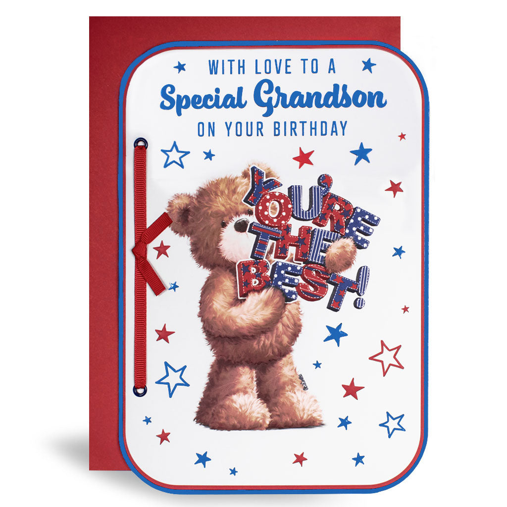6pk Cards C90 Birthday Grandson - Tiger Feet Ireland