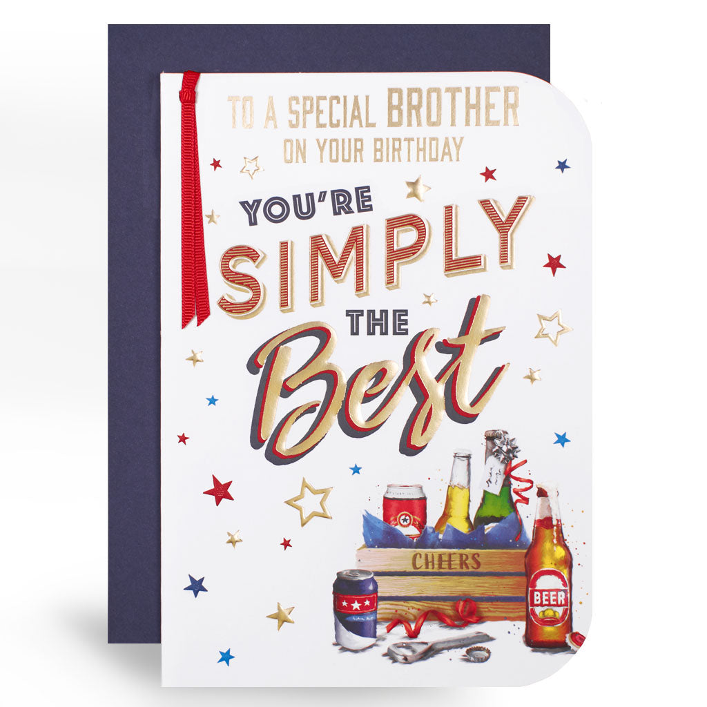 6pk Cards C90 Birthday Brother - Tiger Feet Ireland
