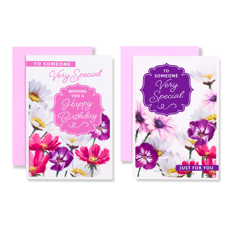 12pk Cards C50 Birthday Someone Special - Tiger Feet Ireland