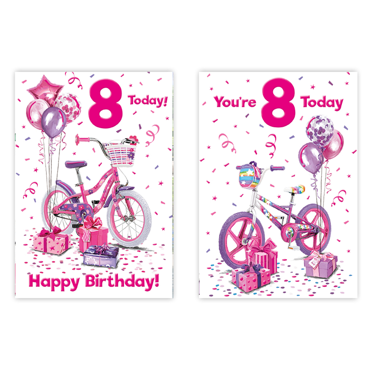 Poppyhill 12 Pack Cards C50 Kids Birthday Age 8