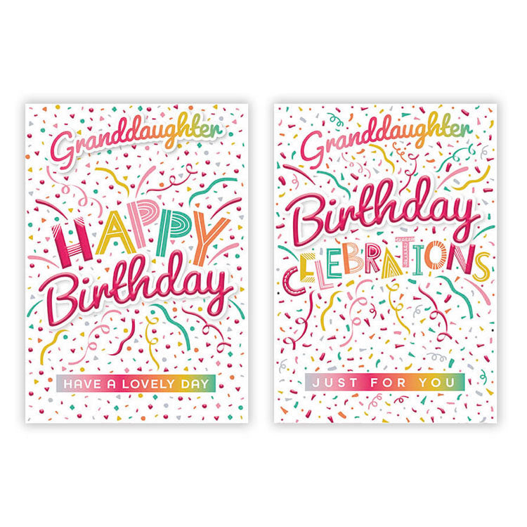 Poppyhill 12 Pack Cards C50 Birthday Granddaughter