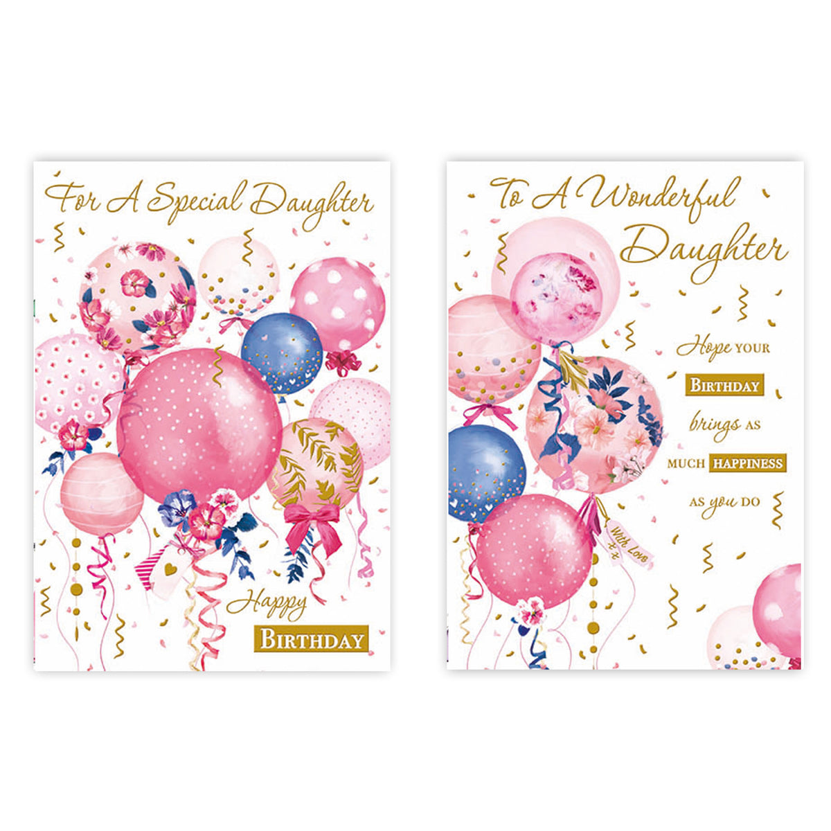 Poppyhill 12 Pack Cards C50 Birthday Daughter