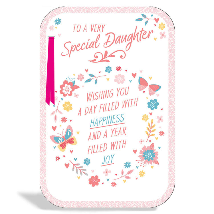 6pk Cards C75 Birthday Daughter - Tiger Feet Ireland