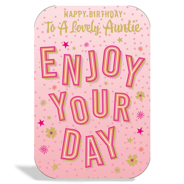 6pk Cards C75 Birthday Auntie - Tiger Feet Ireland