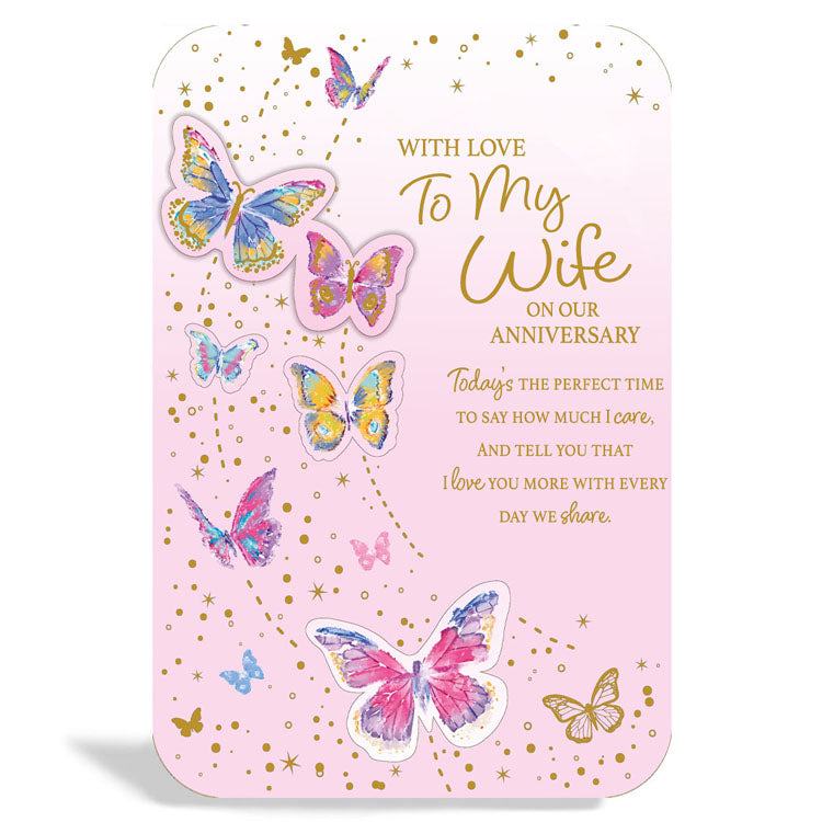 6pk Cards C90 Wife Anniversary - Tiger Feet Ireland