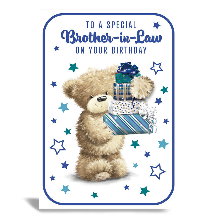 6pk Cards C50 Birthday Brother-In-Law - Tiger Feet Ireland