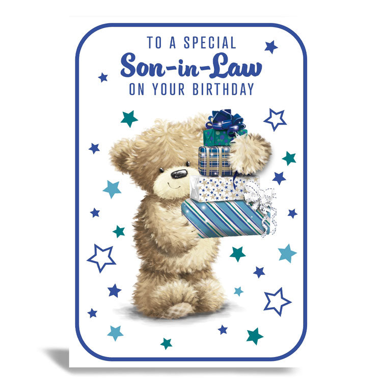 6pk Cards C50 Birthday Son-In-Law - Tiger Feet Ireland