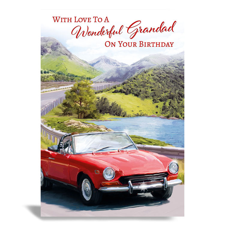 6pk Cards C50 Birthday Grandad - Tiger Feet Ireland