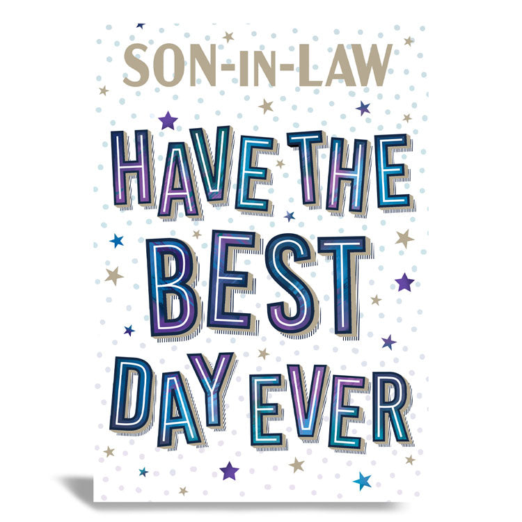 6pk Cards C90 Birthday Son-In-Law - Tiger Feet Ireland