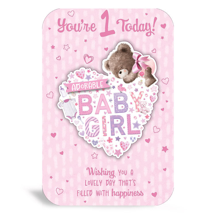 6pk Cards C75 Birthday Age 1 - Tiger Feet Ireland