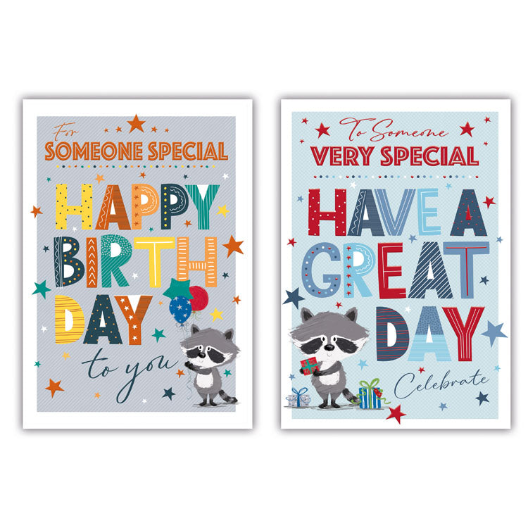 12pk Cards C50 Birthday Someone Special - Tiger Feet Ireland