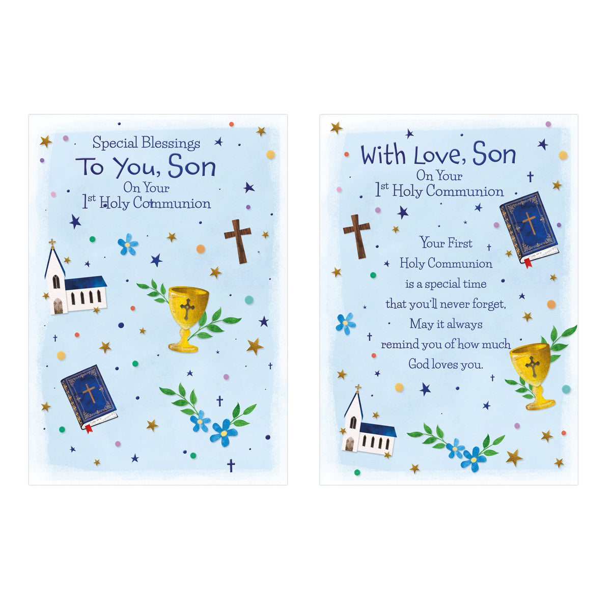 12pk Cards C50 Communion Son - Tiger Feet Ireland