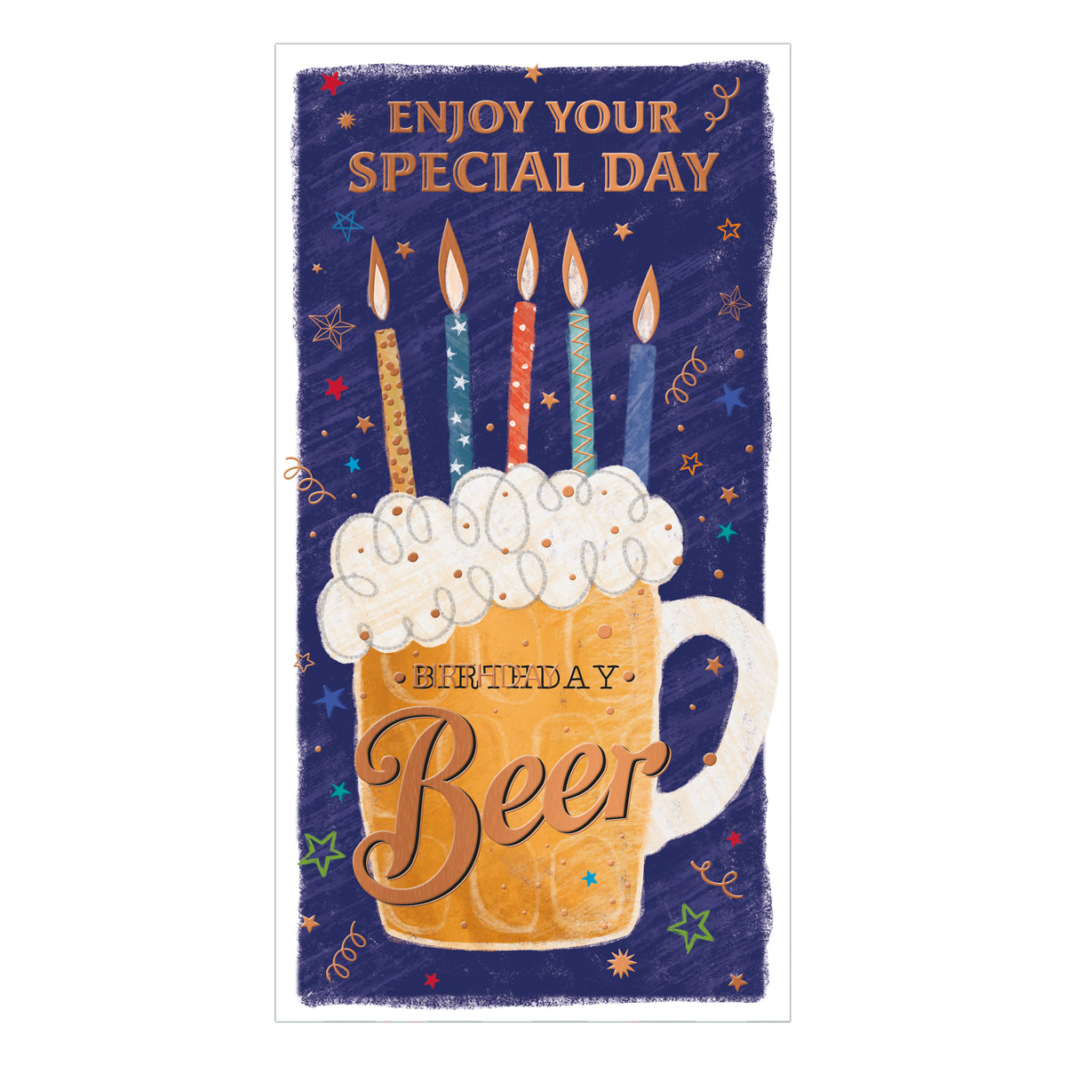 Prelude 6 Pack Cards C55 Birthday Open - Tiger Feet Ireland