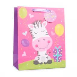 Tiger Feet Gift Bag Zebra Large 6pk - Tiger Feet Ireland