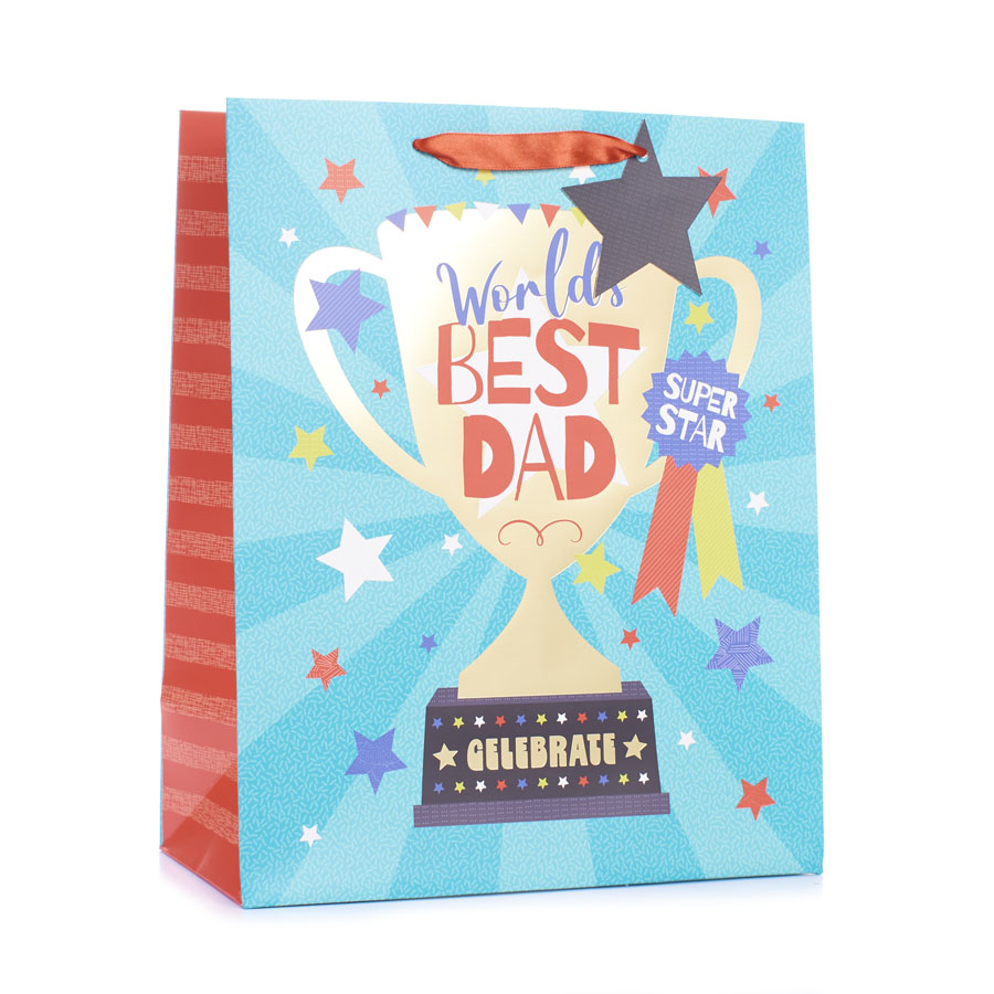 6pk Medium Portrait Gift Bags Trophy - Tiger Feet Ireland