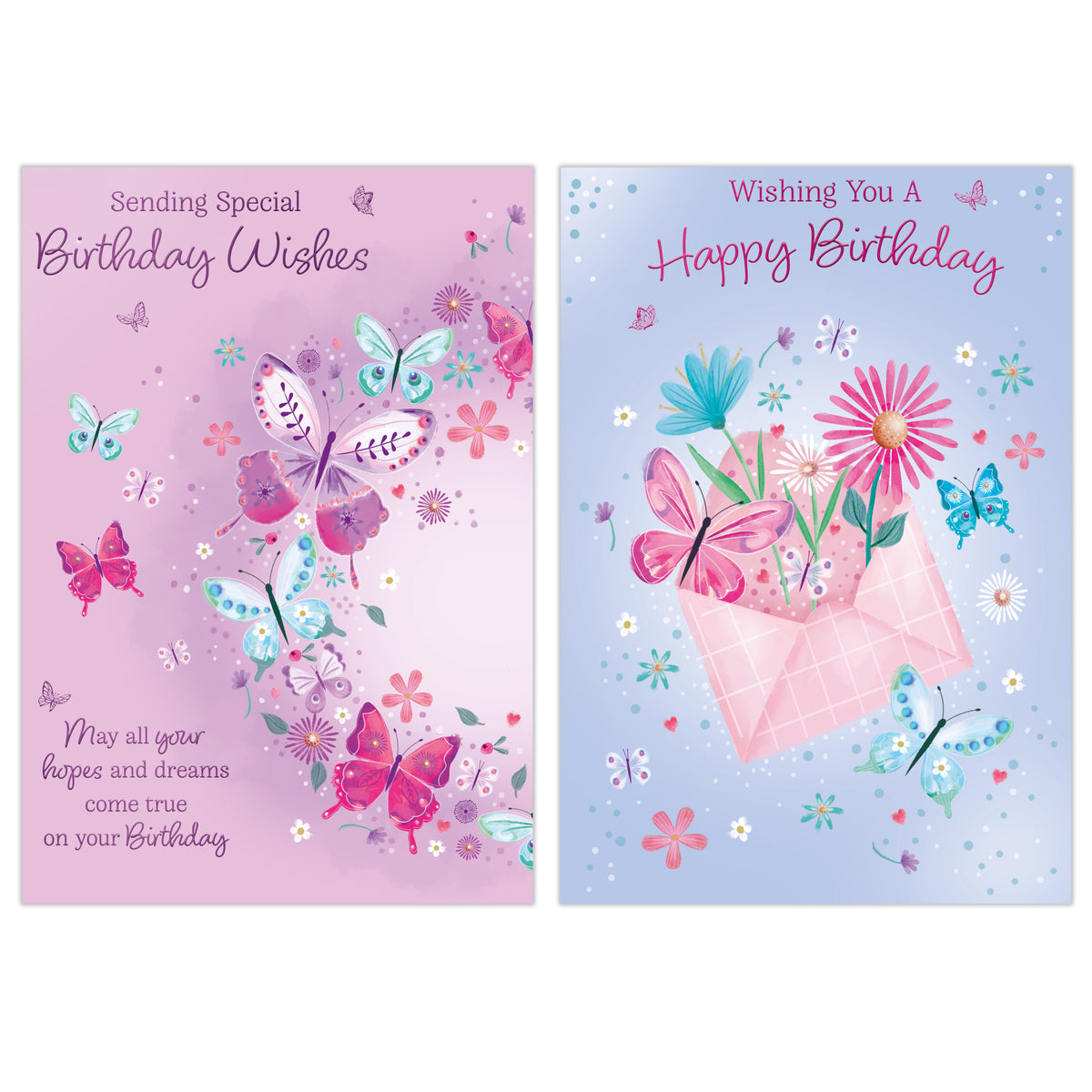 Poppyhill 12 Pack Cards C50 Birthday Open