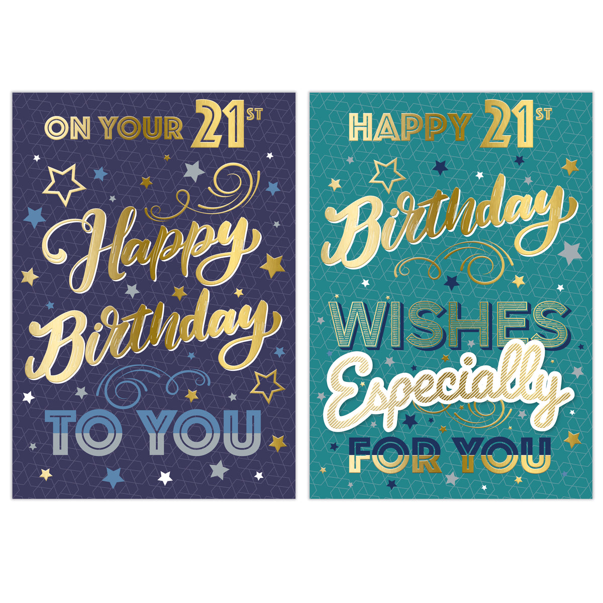 Poppyhill 12 Pack Cards C50 Birthday Age 21