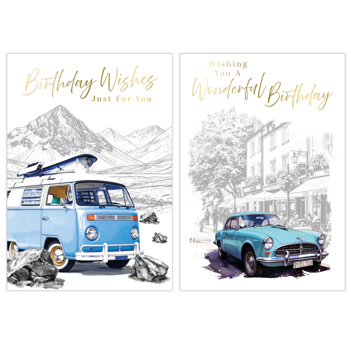 Poppyhill 12 Pack Cards C50 Birthday Open