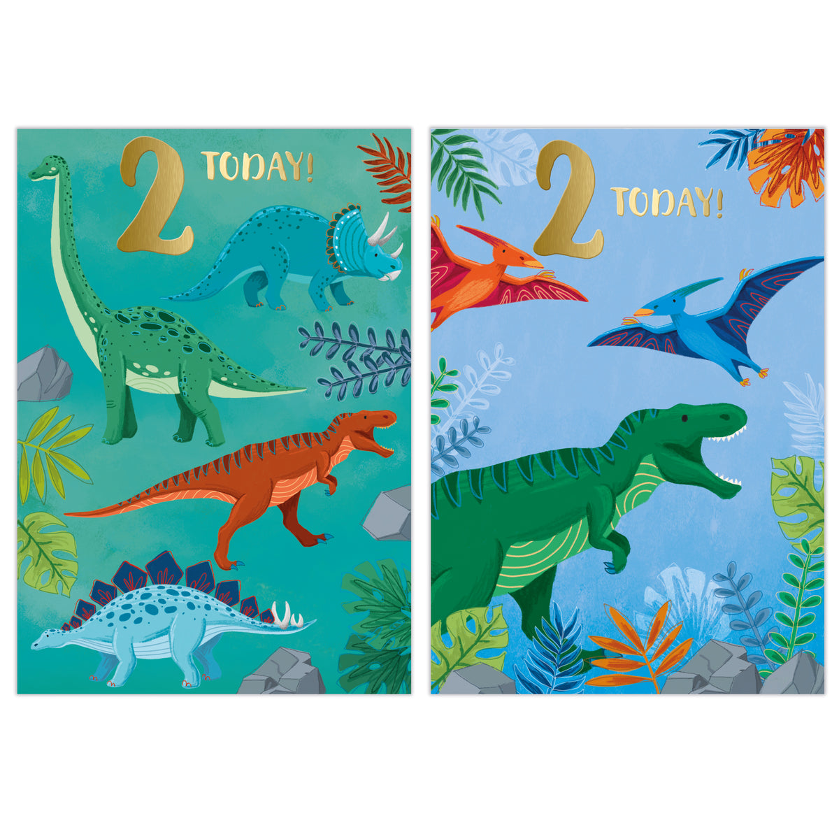 Poppyhill 12 Pack Cards C50 Birthday Age 2