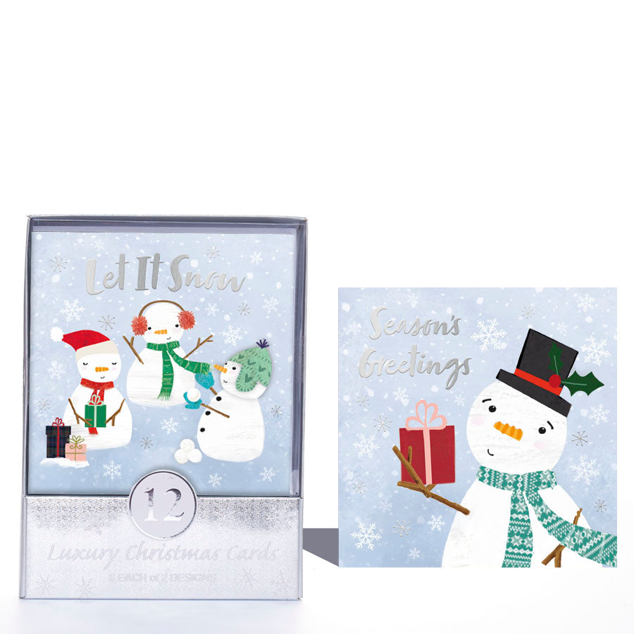 Tiger Feet C50 Christmas Acetates Snowman 24x12pk - Tiger Feet Ireland