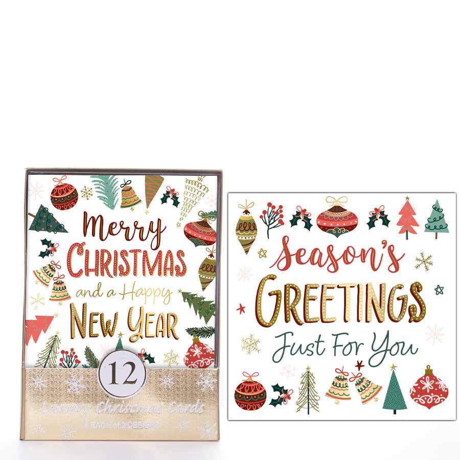 Tiger Feet C50 Christmas Acetates Text 24x12pk - Tiger Feet Ireland