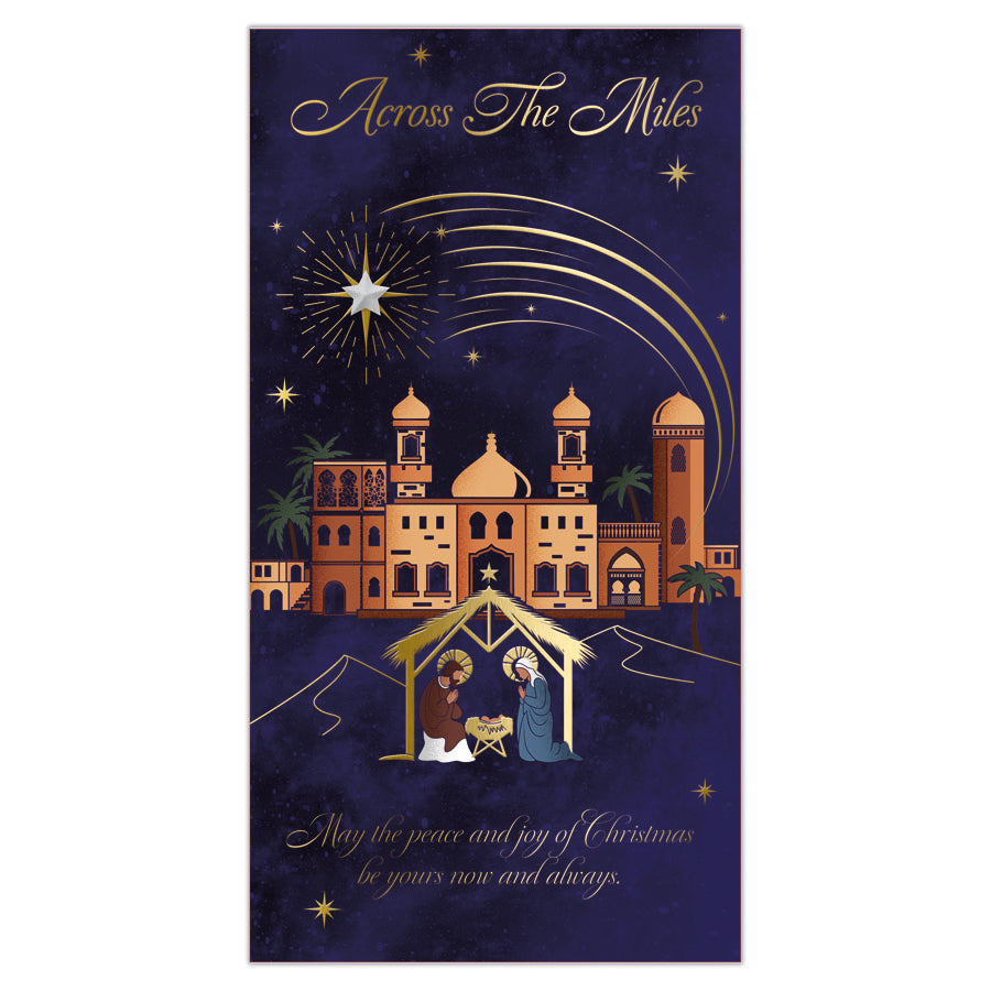Prelude C55 Christmas Cards Across The Miles 6pk - Tiger Feet Ireland