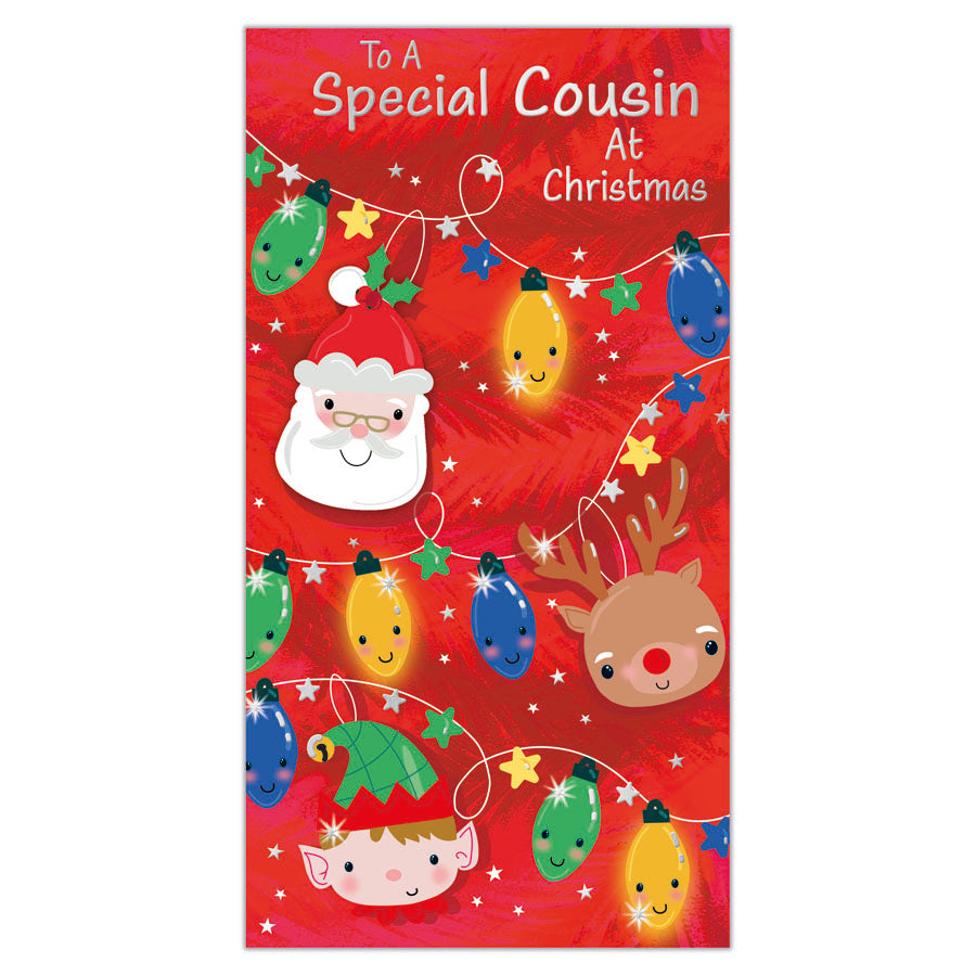 Prelude C55 Christmas Cards Cousin 6pk - Tiger Feet Ireland