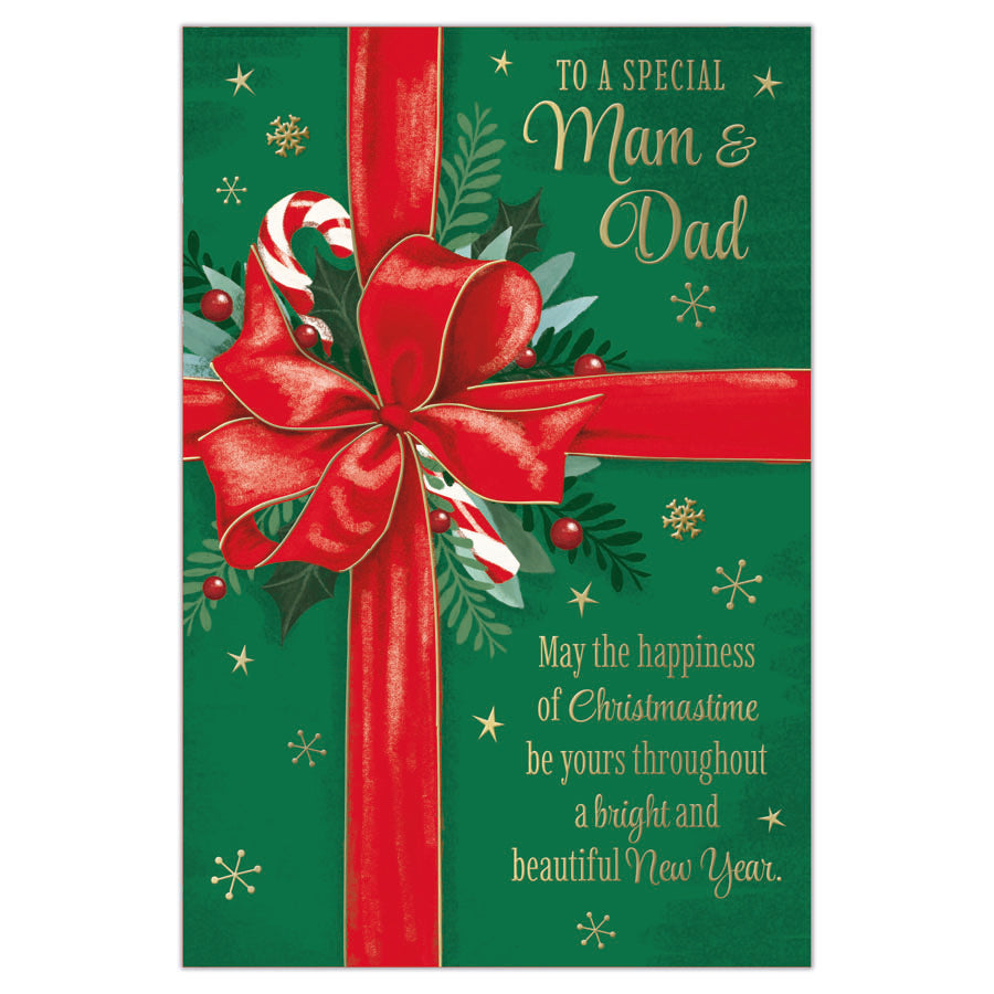 Prelude C75 Christmas Cards Mam & Dad 6pk - Tiger Feet Ireland