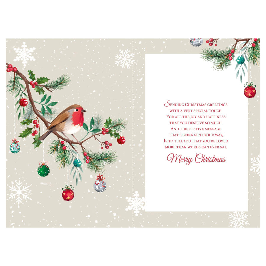 Prelude C75 Christmas Cards Daughter 6pk - Tiger Feet Ireland