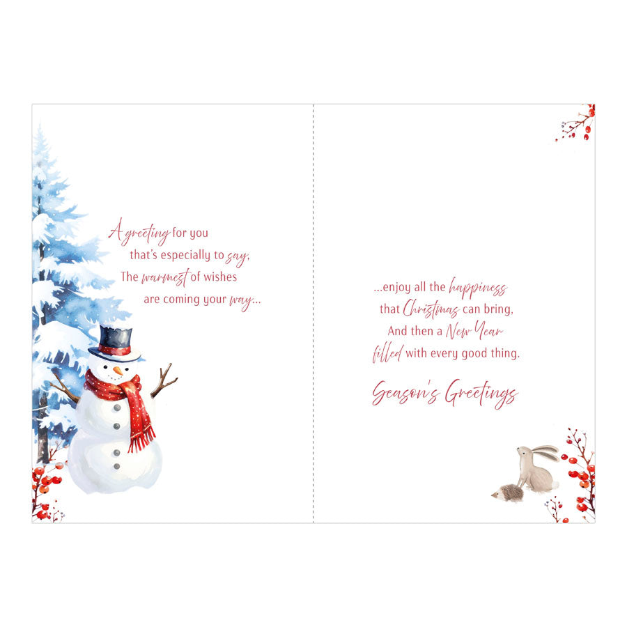 Prelude C75 Christmas Cards Open 6pk - Tiger Feet Ireland