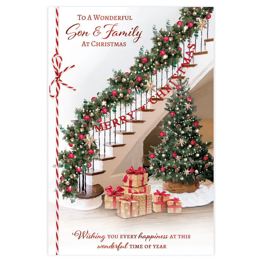 Prelude C75 Christmas Cards Son & Family 6pk - Tiger Feet Ireland