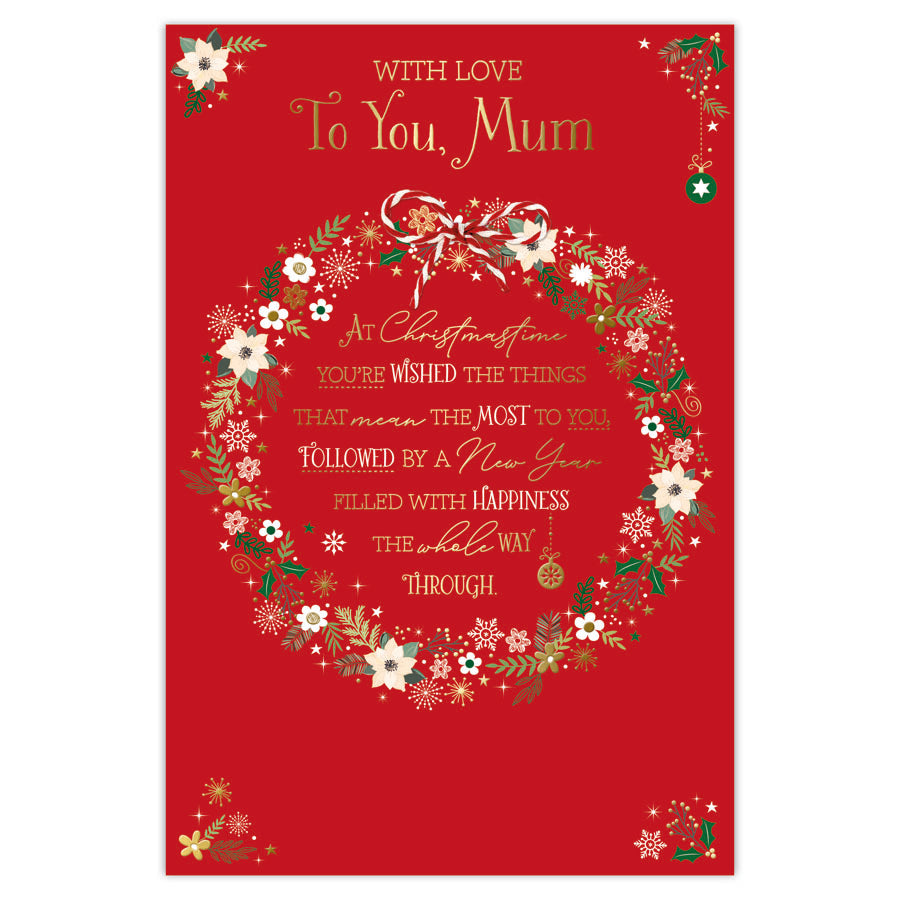 Prelude C75 Christmas Cards Mum 6pk - Tiger Feet Ireland