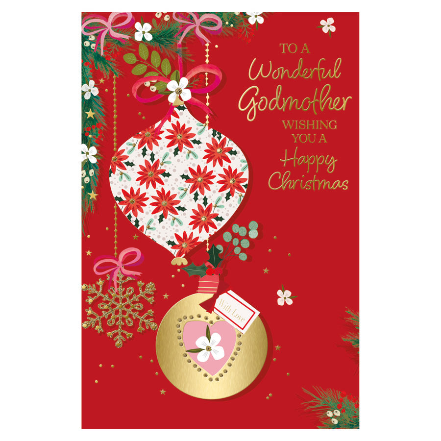 Prelude C75 Christmas Cards Godmother 6pk - Tiger Feet Ireland