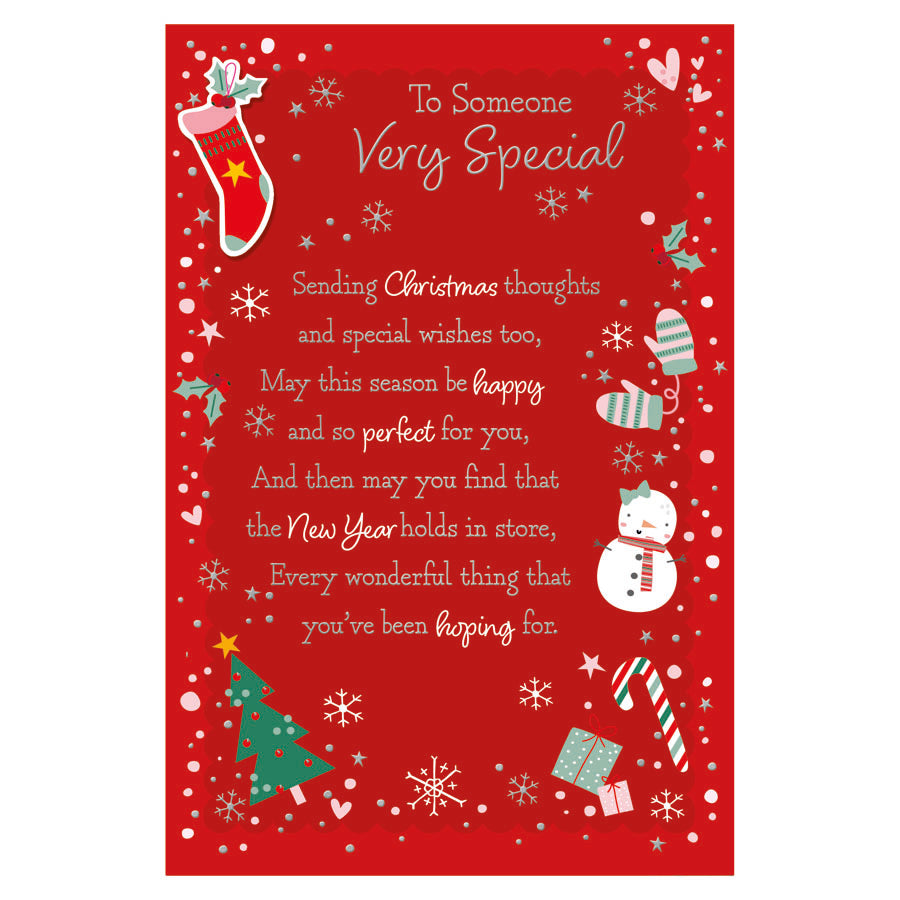 Prelude C75 Christmas Cards Someone Special 6pk - Tiger Feet Ireland