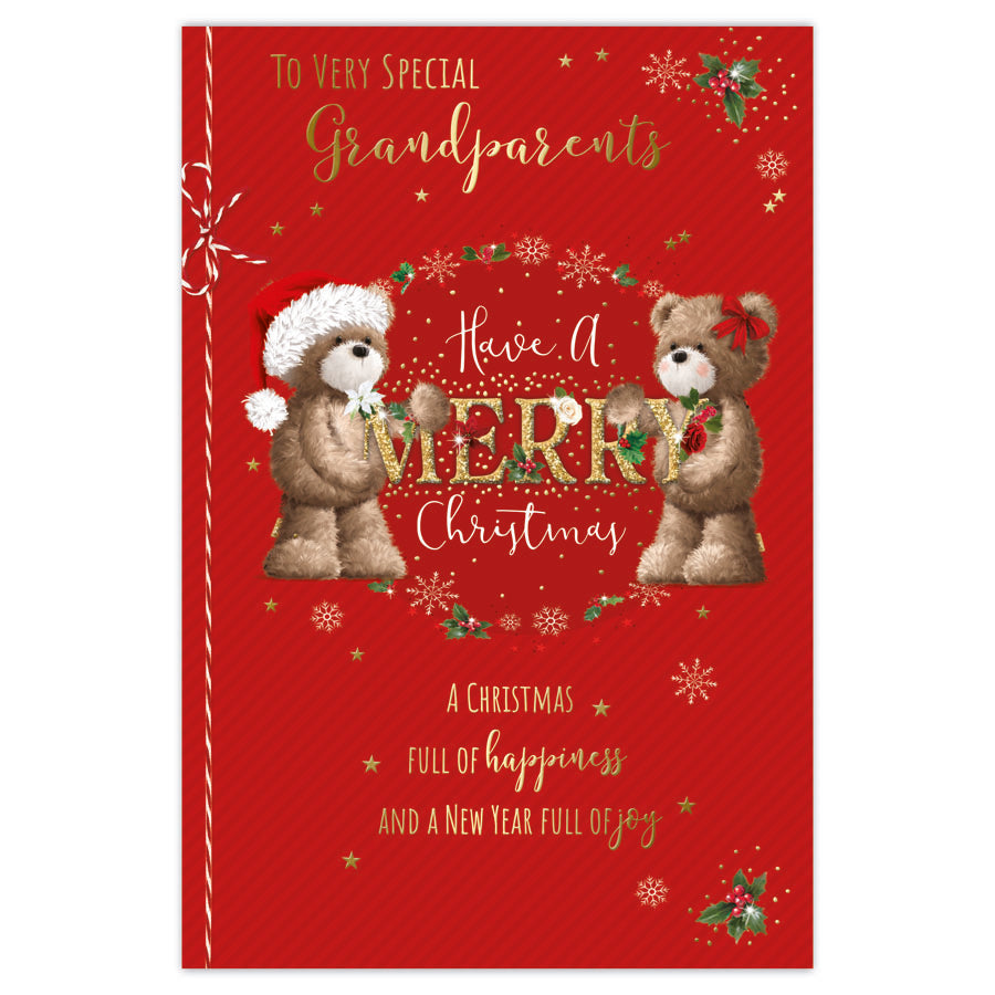 Prelude C75 Christmas Cards Grandparents 6pk - Tiger Feet Ireland