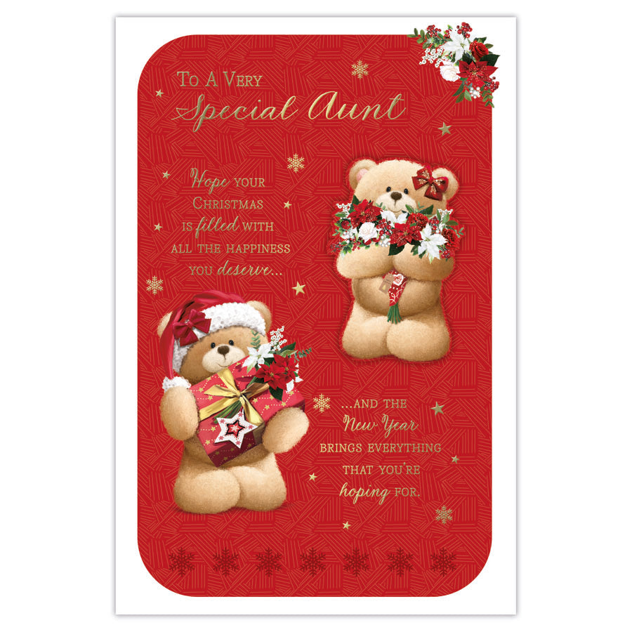 Prelude C75 Christmas Cards Aunt 6pk - Tiger Feet Ireland