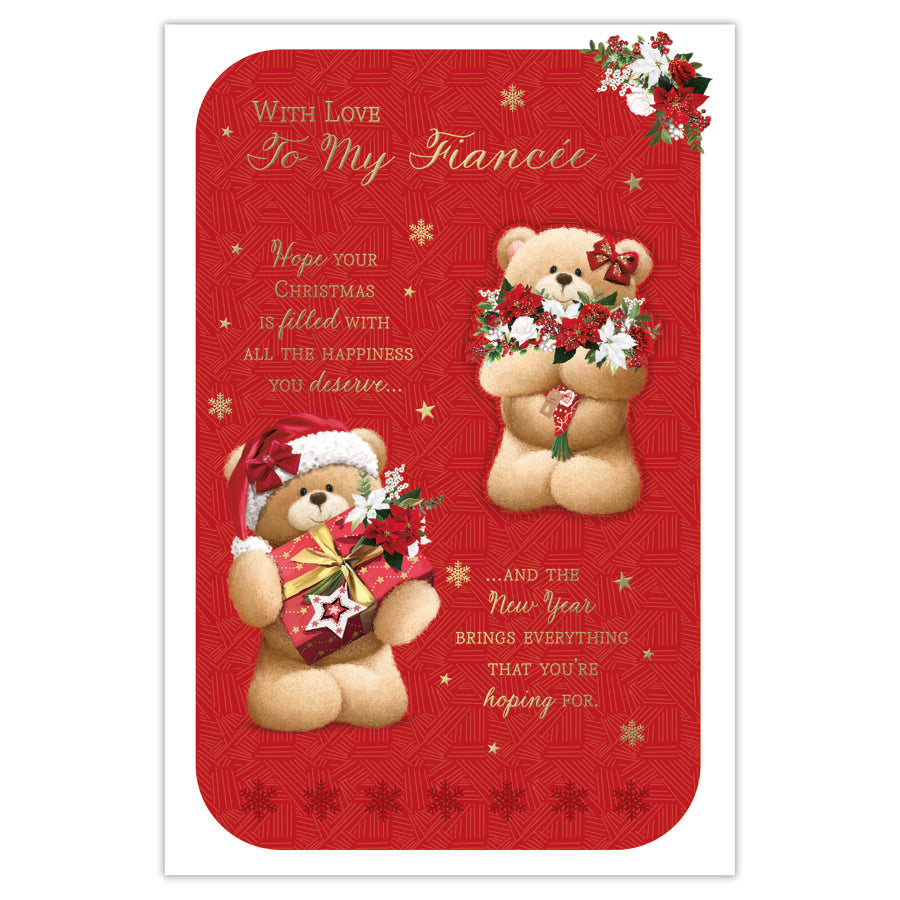 Prelude C75 Christmas Cards Fiancée 6pk - Tiger Feet Ireland