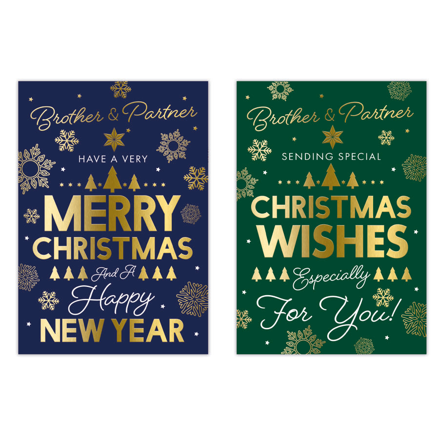 Poppyhill C50 Christmas Brother & Partner 12pk - Tiger Feet Ireland