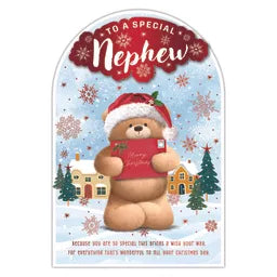 Prelude Platinum C75 Christmas Cards Nephew 6pk - Tiger Feet Ireland