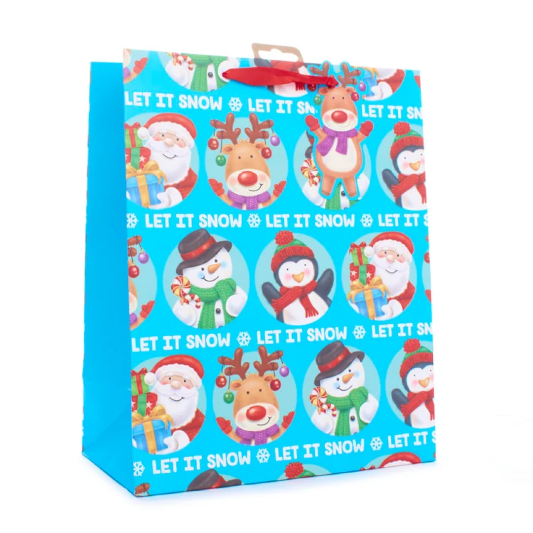 Gift Bag Characters Large 12pk