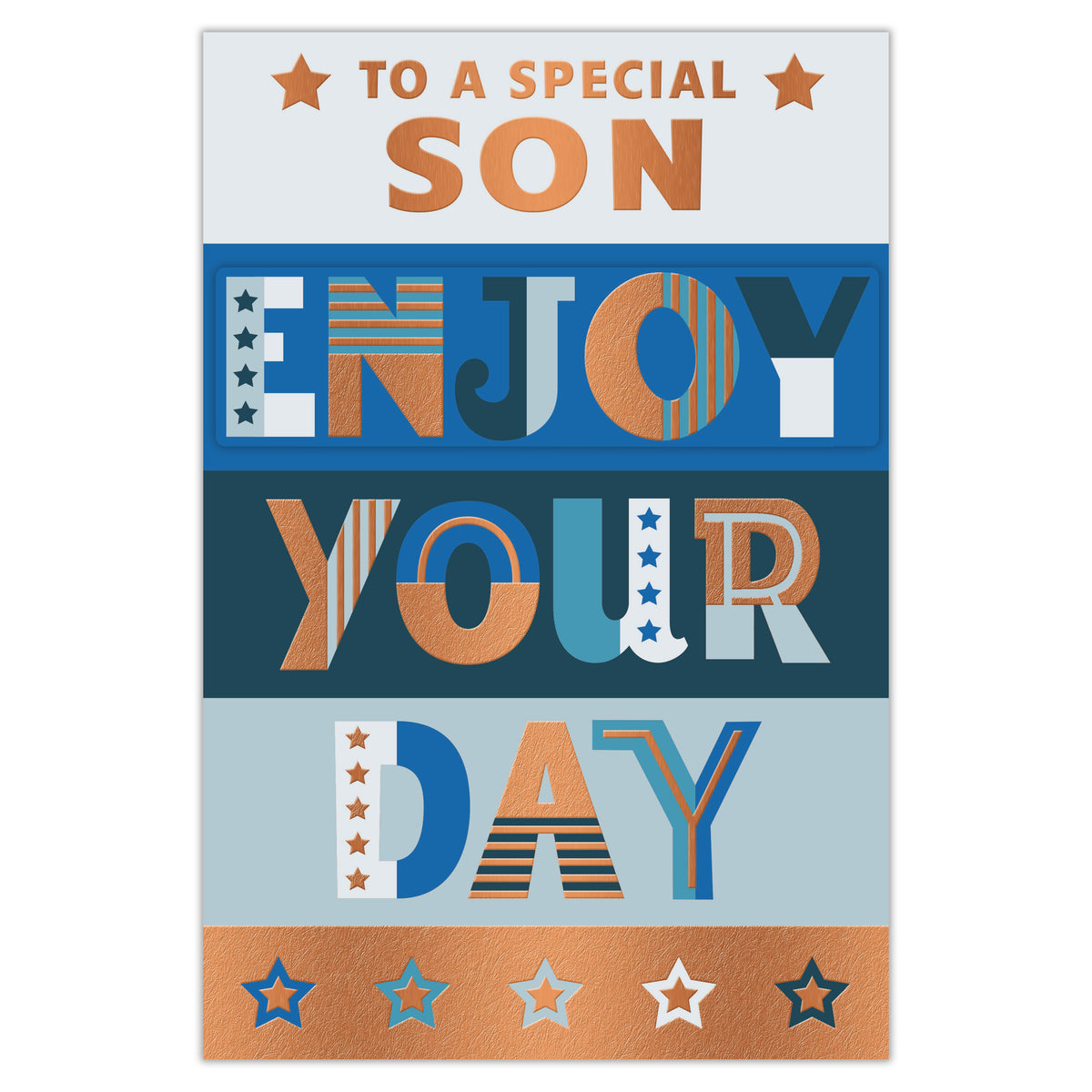 Prelude C75 Cards Birthday Son 6pk - Tiger Feet Ireland