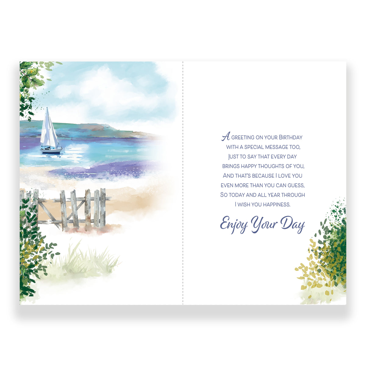Prelude C75 Cards Birthday Husband 6pk - Tiger Feet Ireland