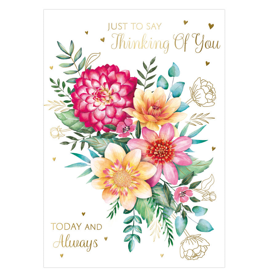 Prelude C50 Cards Thinking Of You 6pk - Tiger Feet Ireland