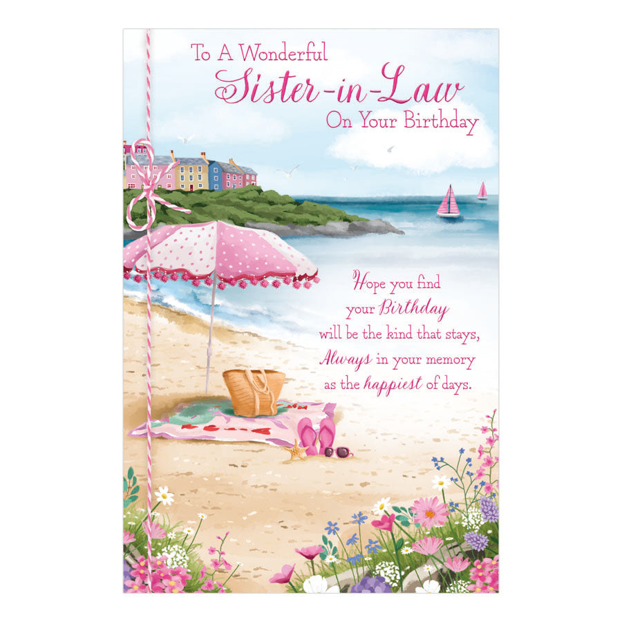 Prelude C75 Cards Birthday Sister-In-Law 6pk - Tiger Feet Ireland