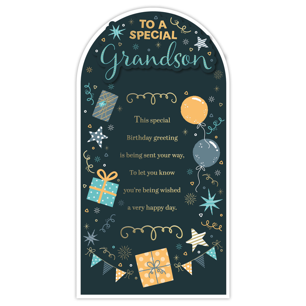 6pk Cards C55 Birthday Grandson