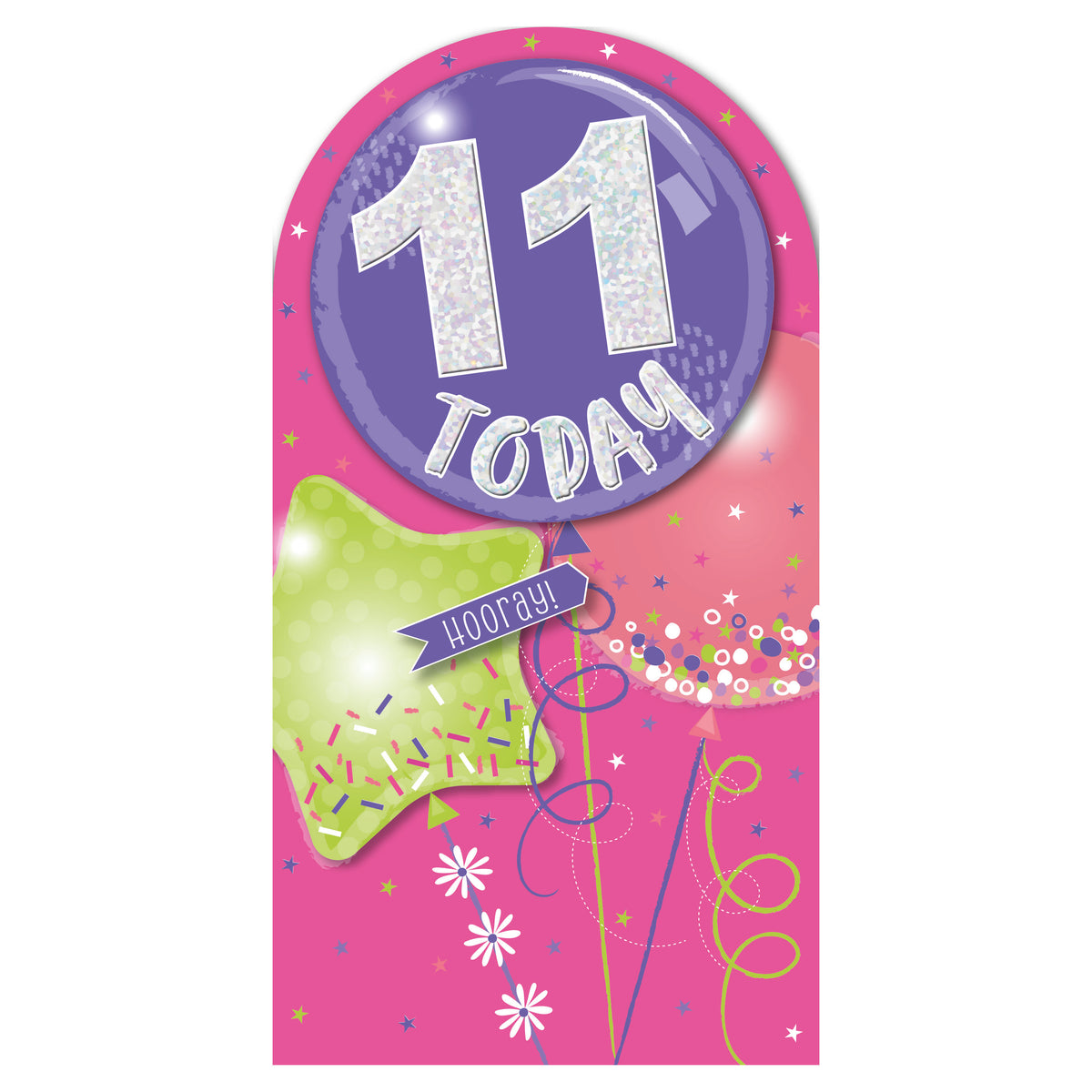 6pk Cards C55 Birthday Age 11