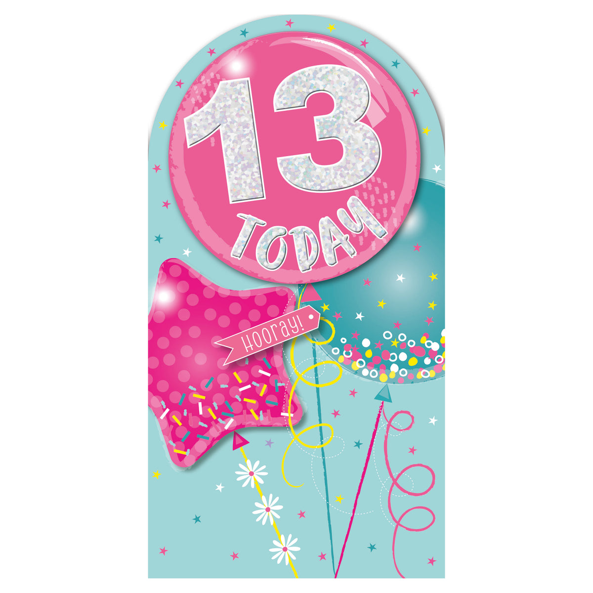 6pk Cards C55 Birthday Age 13